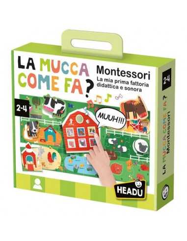 La Mucca Come fa Montessori - HEAIT57175 | Futurartb2b Ingrosso Giocattoli