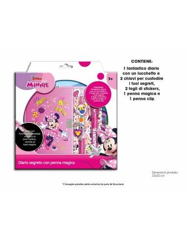 Minnie confezione 1 diari segreti con penna magica - MCMIN0822 | Futurartb2b Ingrosso Giocattoli