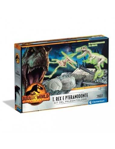 Jurassic world kit del paleontologo t-rex e pteranodonte - CLE19306 | Futurartb2b Ingrosso Giocattoli