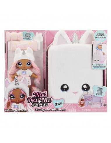 Na! Na! Na! Surprise 3-In-1 Backpack Bedroom Unicrono Playset bianco - MGA592365EUC | Futurartb2b Ingrosso Giocattoli