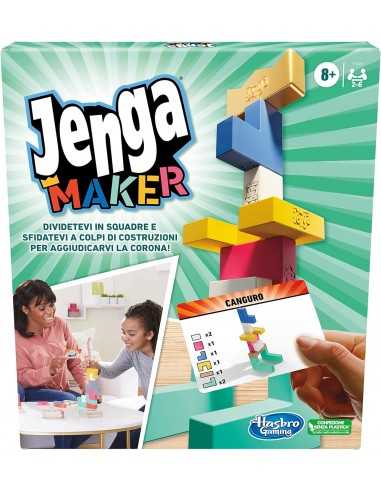 Jenga Maker Gioco da tavolo - HASF4528 | Futurartb2b Ingrosso Giocattoli