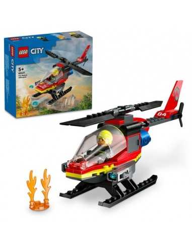 Lego City 60411 Elicottero dei pompieri - LEG6470785 | Futurartb2b Ingrosso Giocattoli