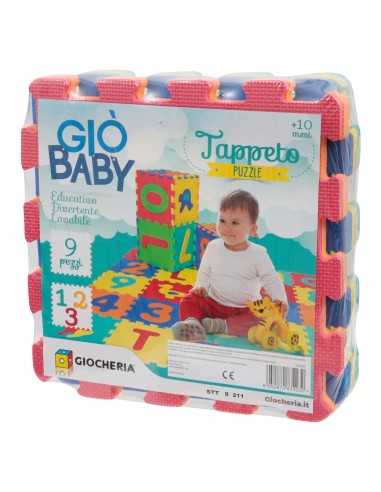 Gio baby tappeto puzzole numeri 9 pezzi - GIOGGI190287 | Futurartb2b Ingrosso Giocattoli