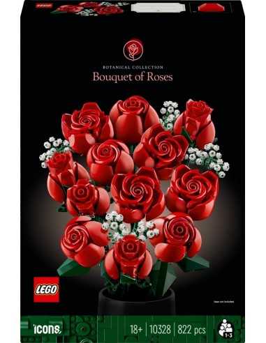 Lego Icons 10328 Bouquet di rose - LEG6470461 | Futurartb2b Ingrosso Giocattoli