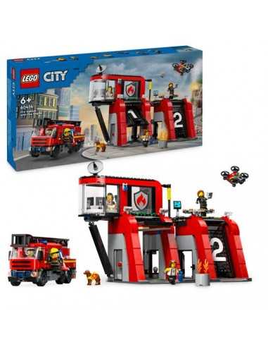 Lego City 60414 Caserma dei pompieri e autopompa - LEG6470791 | Futurartb2b Ingrosso Giocattoli