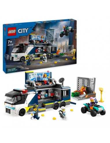 Lego City 60418 Camion laboratorio mobile della polizia - LEG6470800 | Futurartb2b Ingrosso Giocattoli