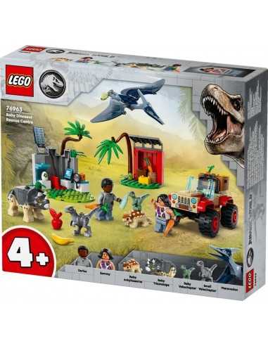 Lego jurassic word 76963 Centro di soccorso dei baby dinosauri - LEG6465043 | Futurartb2b Ingrosso Giocattoli