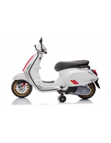 Vespa sprint bianca racing sixties 12V - OLTTR2105BIANCA | Futurartb2b Ingrosso Giocattoli