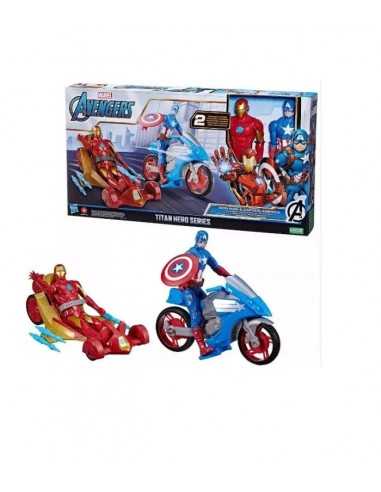 Hasbro Marvel Avengers Titan Hero Iron Man Captain America - TOYF3532 | Futurartb2b Ingrosso Giocattoli