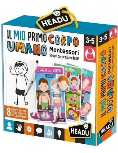 Gioco educativo - Il mio primo corpo umano metodo Montessori - HEAIT28108 | Futurartb2b Ingrosso Giocattoli