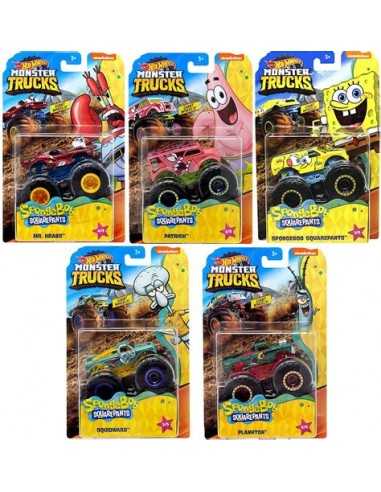 Hot Wheels Spongebob Die cast Monster Trucks 1:64 assorti - DINHJG41 | Futurartb2b Ingrosso Giocattoli