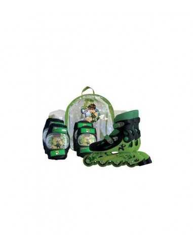 BEN10 Set pattini pi accessori 34-37 - 174877 | Futurartb2b Ingrosso Giocattoli