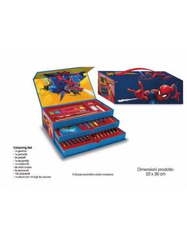 Spider man set da colorare in scatola cofanetto - MCSP0867 | Futurartb2b Ingrosso Giocattoli