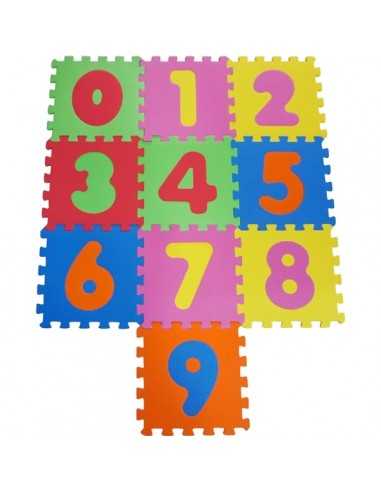 Tappetto puzzle numeri 10 pezzi - DED23202 | Futurartb2b Ingrosso Giocattoli