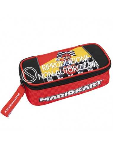 Super Mario Kart astuccio ovale scuola 24-25 - PAN71883 | Futurartb2b Ingrosso Giocattoli