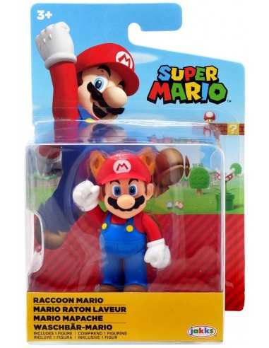 Super Mario Personaggio Raccoon Mario 8 cm - GIJ41146-1 | Futurartb2b Ingrosso Giocattoli