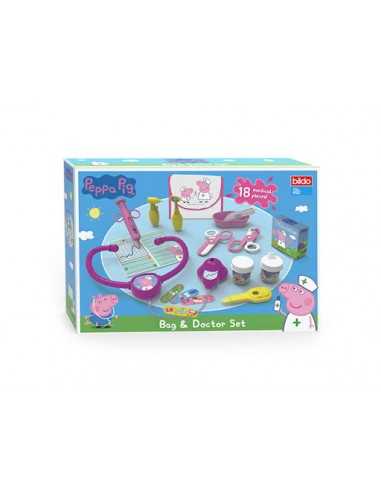 PEPPA PIG SET DOTTORE CON ACCESSORI - DEC8151 | Futurartb2b Ingrosso Giocattoli