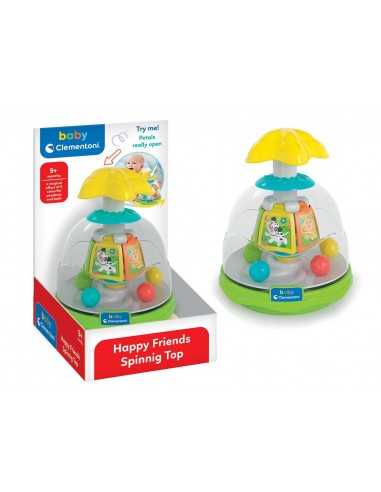 Baby clementoni happy friends spinning top - CLE17895 | Futurartb2b Ingrosso Giocattoli