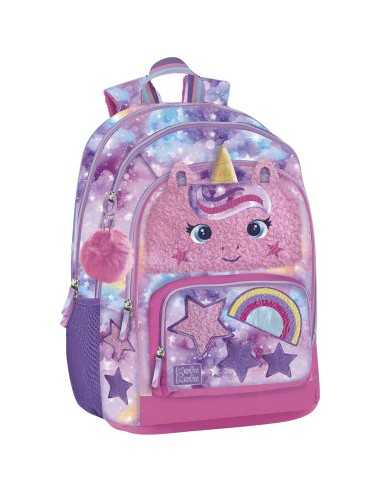 ZAINO SCUOLA 3 SCOMPARTI UNICORN MOFUMOFU - PAN72606UN | Futurartb2b Ingrosso Giocattoli