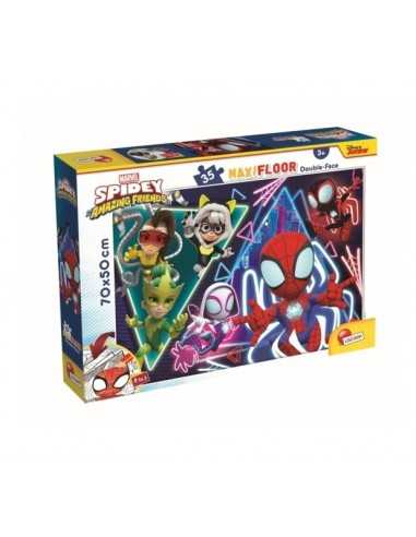 Puzzle 35 pezzi Spidey maxi floor double-face - LIS104741 | Futurartb2b Ingrosso Giocattoli