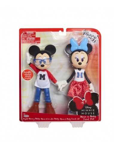 DISNEY MINNIE MOUSE - CONFEZIONE 2 PERSONAGGI MINNIE E TOPOLINO - JAK20947 | Futurartb2b Ingrosso Giocattoli