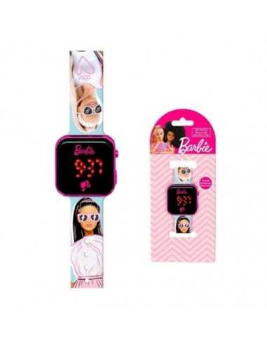 Barbie - Orologio da polso digitale Led per bambini, Funzione data - GESBB00033 | Futurartb2b Ingrosso Giocattoli