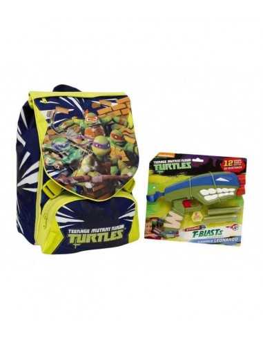 zaino estensibile turtles con pistola blaster di leonardo - GIOTU900000 | Futurartb2b Ingrosso Giocattoli