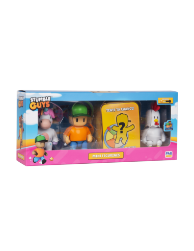 Stumble Guys set 4 mini figure misura 8cm - ROC21739283 | Futurartb2b Ingrosso Giocattoli