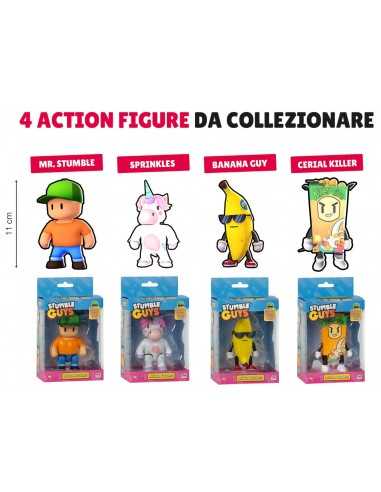 Stumble guys action figure misura 11cm - ROC21739290 | Futurartb2b Ingrosso Giocattoli