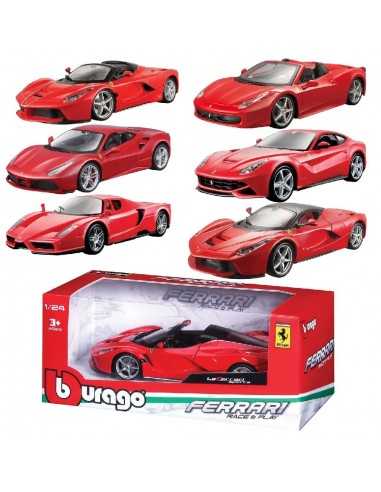 Auto Ferrari die-cast 1:24 Assortite - MAG18-26000 | Futurartb2b Ingrosso Giocattoli