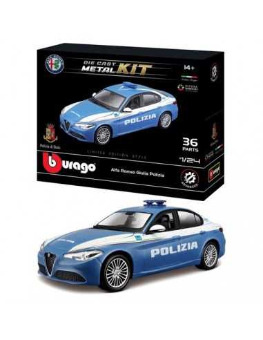 Model kit giulia Polizia in scala 1:24 - BUR18-25129 | Futurartb2b Ingrosso Giocattoli