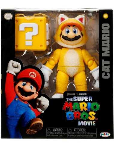 SUPER MARIO THE MOVIE Personaggi 15 cm Cat Mario WAVE 2 assortiti - JAK41728 | Futurartb2b Ingrosso Giocattoli