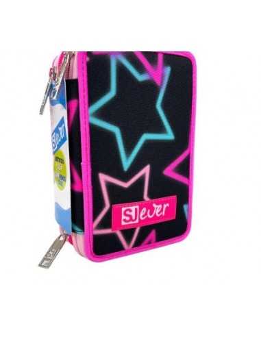 Astuccio 3 zip sj ever star-shaped girl sj gang - SEV30C202426-379 | Futurartb2b Ingrosso Giocattoli