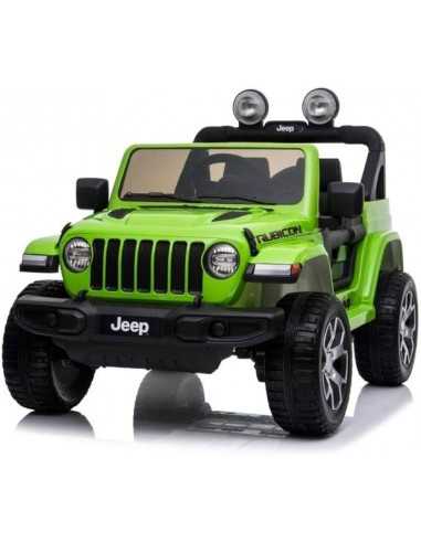 Jeep wrangler rubicon Radiocomando 12V verde - OLT1403 | Futurartb2b Ingrosso Giocattoli