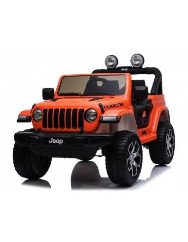 Jeep wrangler rubicon Radiocomando 12V arancione - OLT1404 | Futurartb2b Ingrosso Giocattoli