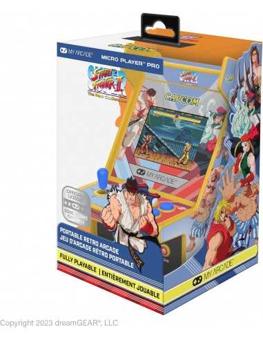 ARCADE MICRO PLAYER PRO 6.7" SUPER STREET FIGHTER 2 GAMES IN 1 - CRA4185 | Futurartb2b Ingrosso Giocattoli