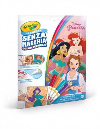 CRAYOLA - Album Disney Princesse, 18 pagine da colorare, 4 Pennarelli SENZA MACCHIA Color Wonder - CRA75-2822 | Futurartb2b I...