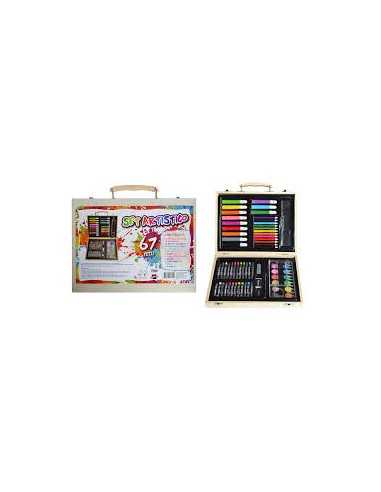 Valigetta SET ARTISTICO 67 PZ - IBSCREA005 | Futurartb2b Ingrosso Giocattoli