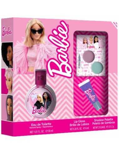 Barbie set regalo Profumo Lucidalabbra ombretti - IBSP009424 | Futurartb2b Ingrosso Giocattoli