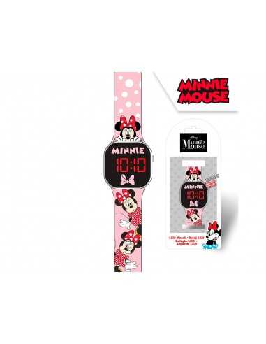 Minnie - OROLOGIO DA POLSO DIGITALE LED PER BAMBINI, FUNZIONE DATA - GESMN4369 | Futurartb2b Ingrosso Giocattoli