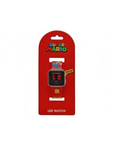 Super Mario - OROLOGIO DA POLSO DIGITALE LED PER BAMBINI, FUNZIONE DATA - GESGSM4107 | Futurartb2b Ingrosso Giocattoli