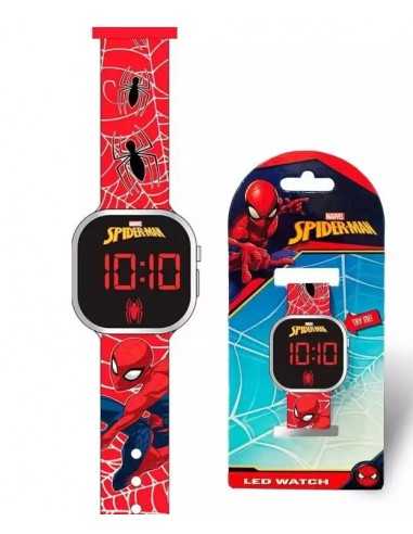 Spider Man - OROLOGIO DA POLSO DIGITALE LED PER BAMBINI, FUNZIONE DATA - GESSPD4719 | Futurartb2b Ingrosso Giocattoli