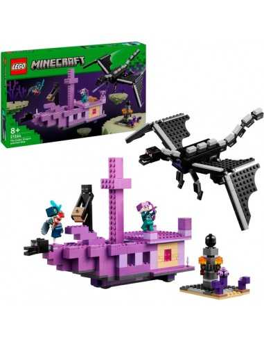 Lego Minecraft 21264 L Enderdrago e la Nave dell’End - LEG6470613 | Futurartb2b Ingrosso Giocattoli