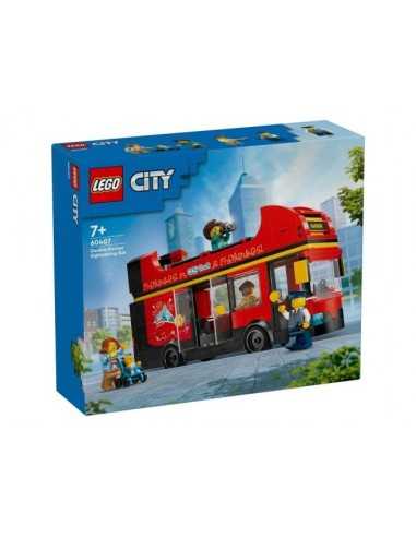 Lego City 60407 Autobus turistico rosso a due piani - LEG6470777 | Futurartb2b Ingrosso Giocattoli