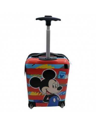 Mickey mouse mini trolley da viaggio rigido 2 ruote - CORD09037MC | Futurartb2b Ingrosso Giocattoli