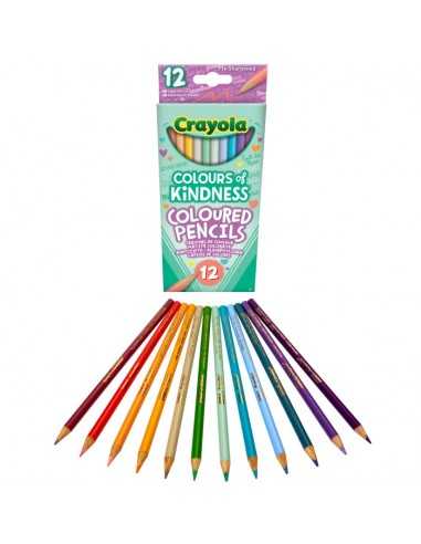 PASTELLI COLOUR OF KINDNESS SCATOLA 12 COLORI - CRA68-1839 | Futurartb2b Ingrosso Giocattoli