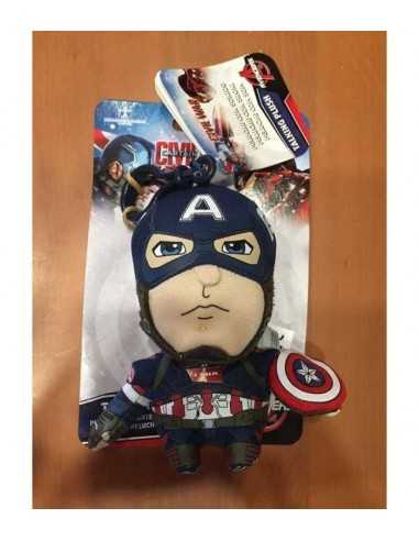 mini peluche portachiavi parlante captain america - FAM760014552/1 | Futurartb2b Ingrosso Giocattoli