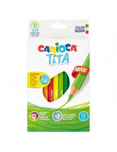 Carioca 12 pastelloni tita maxi - EOL42789 | Futurartb2b Ingrosso Giocattoli