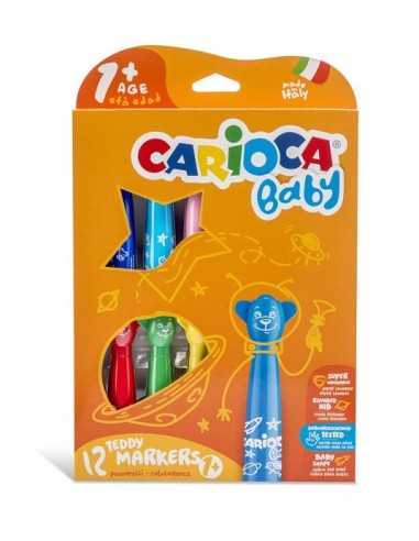 Carioca baby 12 pennarelli teddy - EOL42816 | Futurartb2b Ingrosso Giocattoli