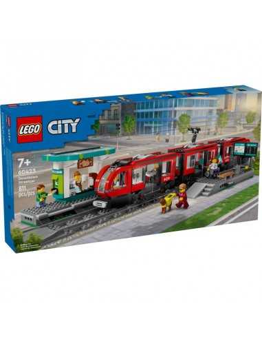 LEGO City 60423 TRAM E FERMATA DEL TRAM - LEG6470811 | Futurartb2b Ingrosso Giocattoli